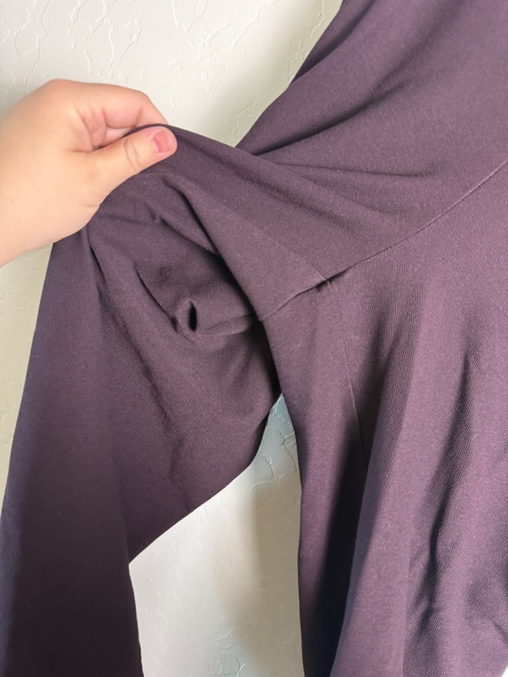 Eileen Fisher Washable Stretch Crepe Slim Ankle Pant Cassis Purple Large TK - Picture 13 of 16